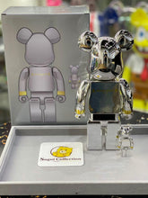 BE@RBRICK x Mastermind Japan 100%+400% 银 bearbrick